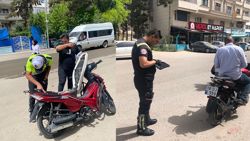 Şanlıurfa'da yoğun motosiklet denetimi: Ceza yağdı