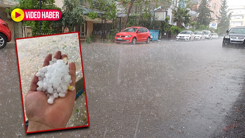 Şanlıurfa'da sağanak ve dolu hayatı felç etti! Fıstık tarlaları zarar gördü