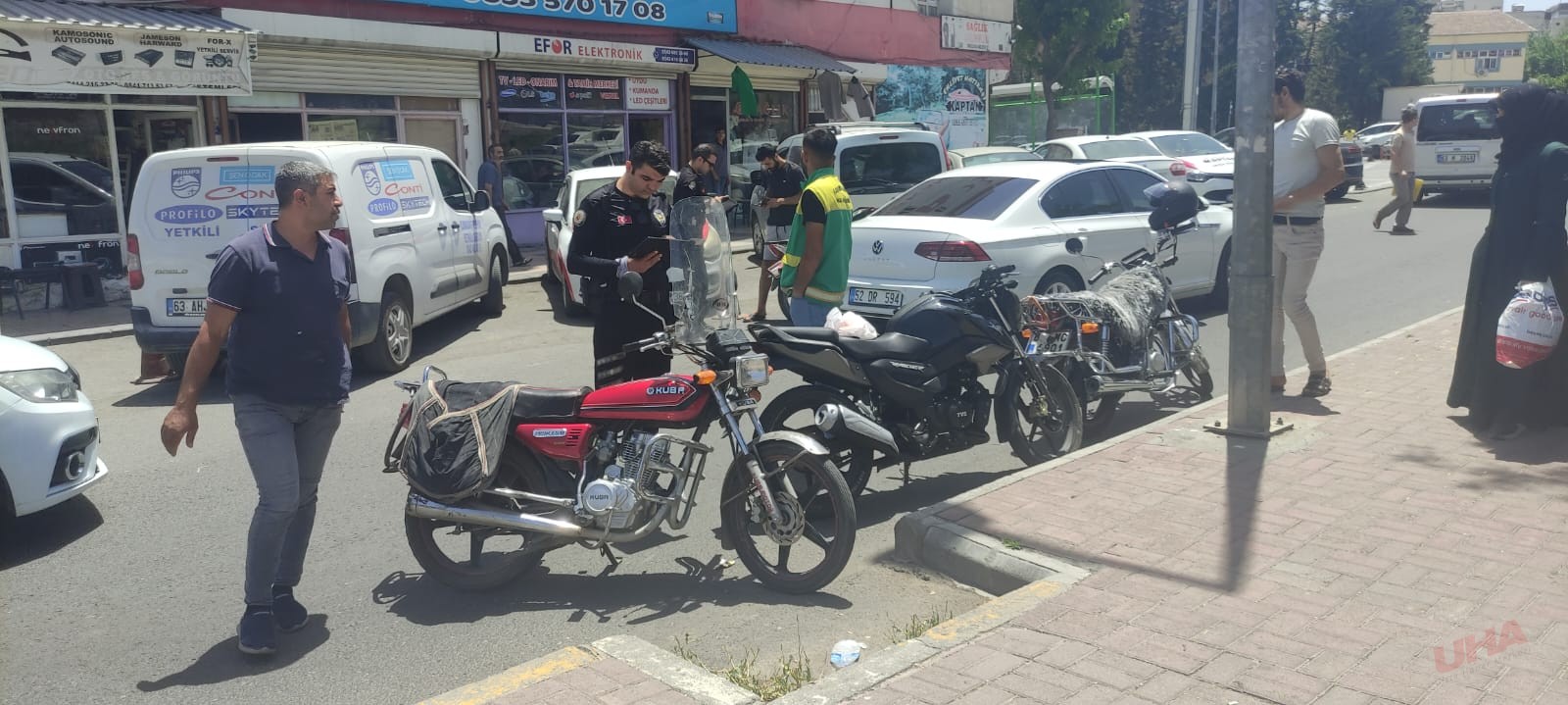 Şanlıurfa'da Trafik Denetimlerinde Motosiklet Sürücülerine Sıkı Denetim