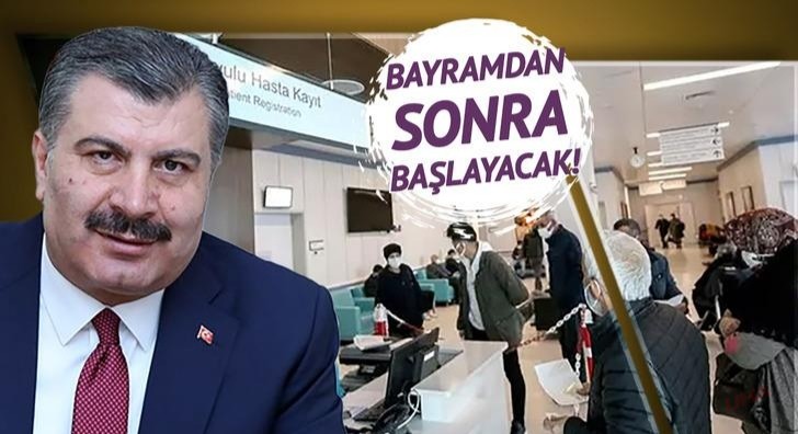 Bakan Koca duyurdu! Hastanelerde yeni dönem: Bayramdan sonra başlıyor