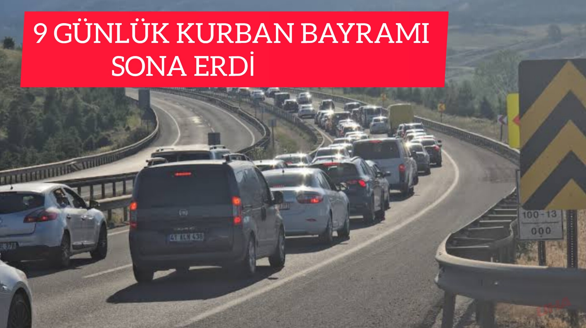 9 Günlük Kurban Bayramı Tatilinin Ardından Dönüş Yoğunluğu Başladı