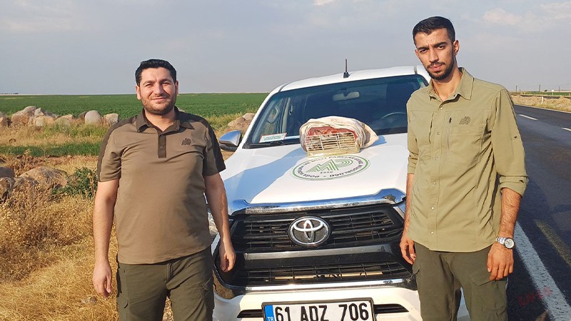 ŞANLIURFA'DA KAÇAK SAKA KUŞU AVLAYAN KİŞİYE CEZA!