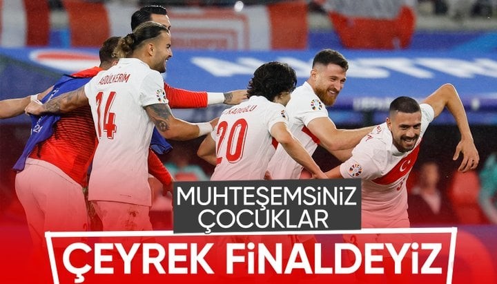 Çeyrek finaldeyiz! A Milli Takımımız, Avusturya'yı iki golle yıktı