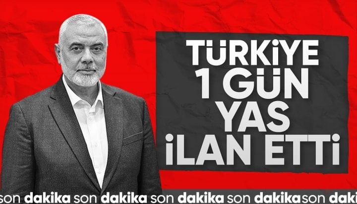 SON DAKİKA! Türkiye'de 1 günlük milli yas ilan edildi