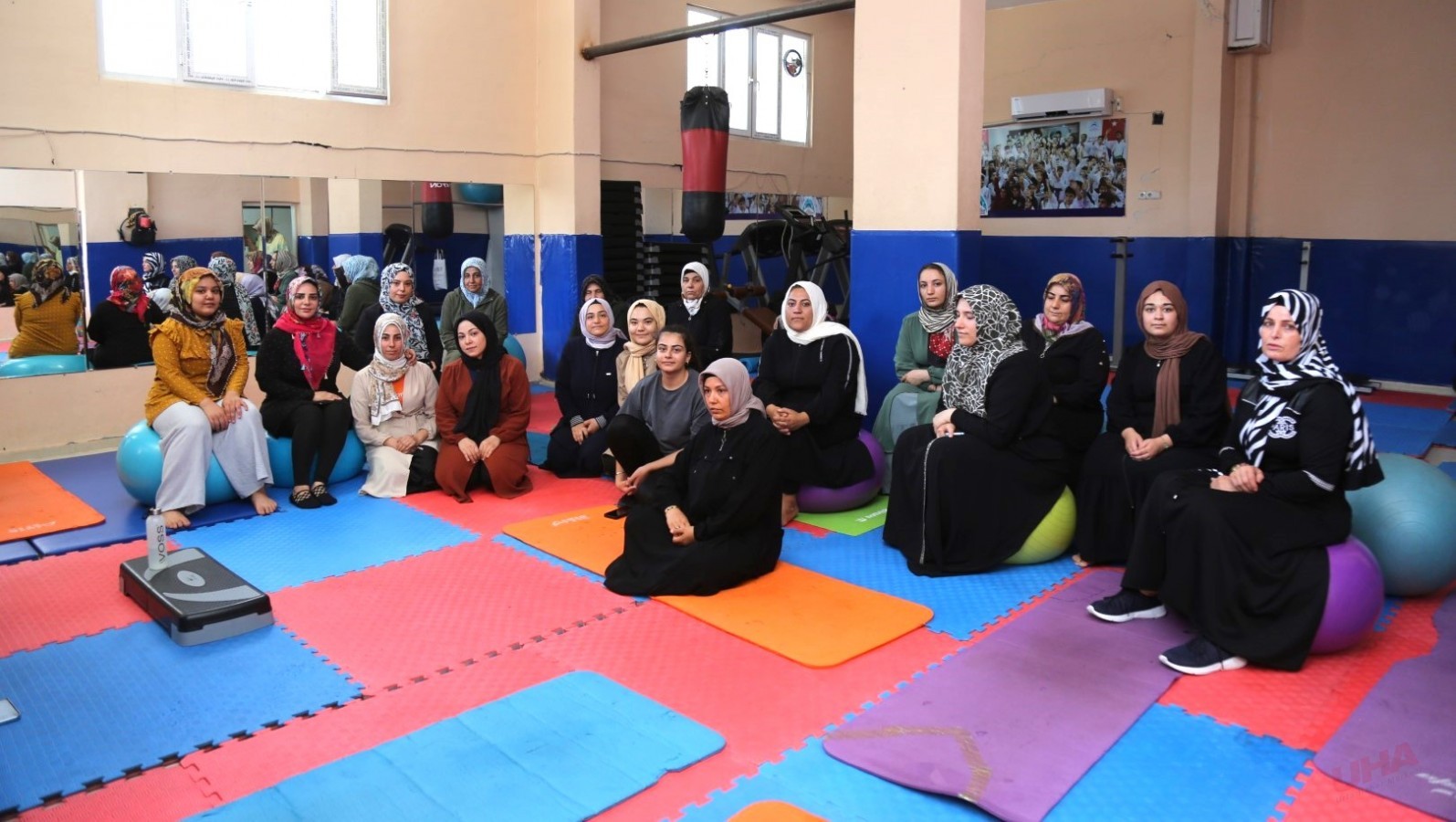 Eyyübiye'de kadınlar için spor salonu hizmeti