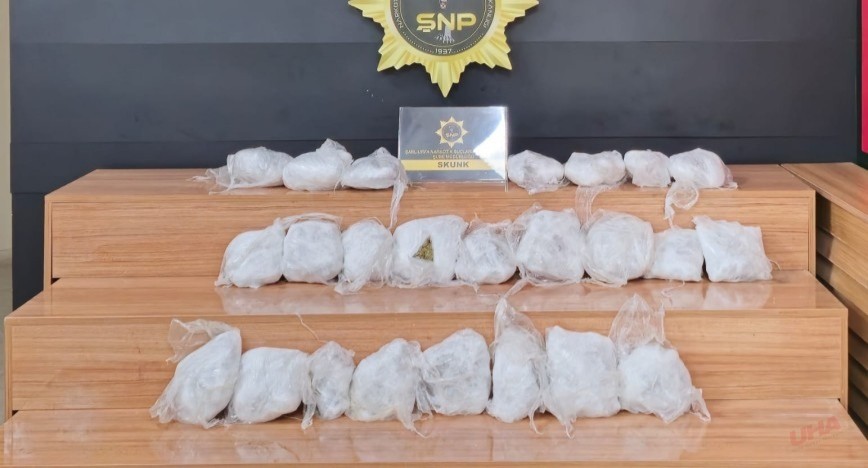 Şanlıurfa’da 13 kilo 500 gram sentetik skunk ele geçirildi