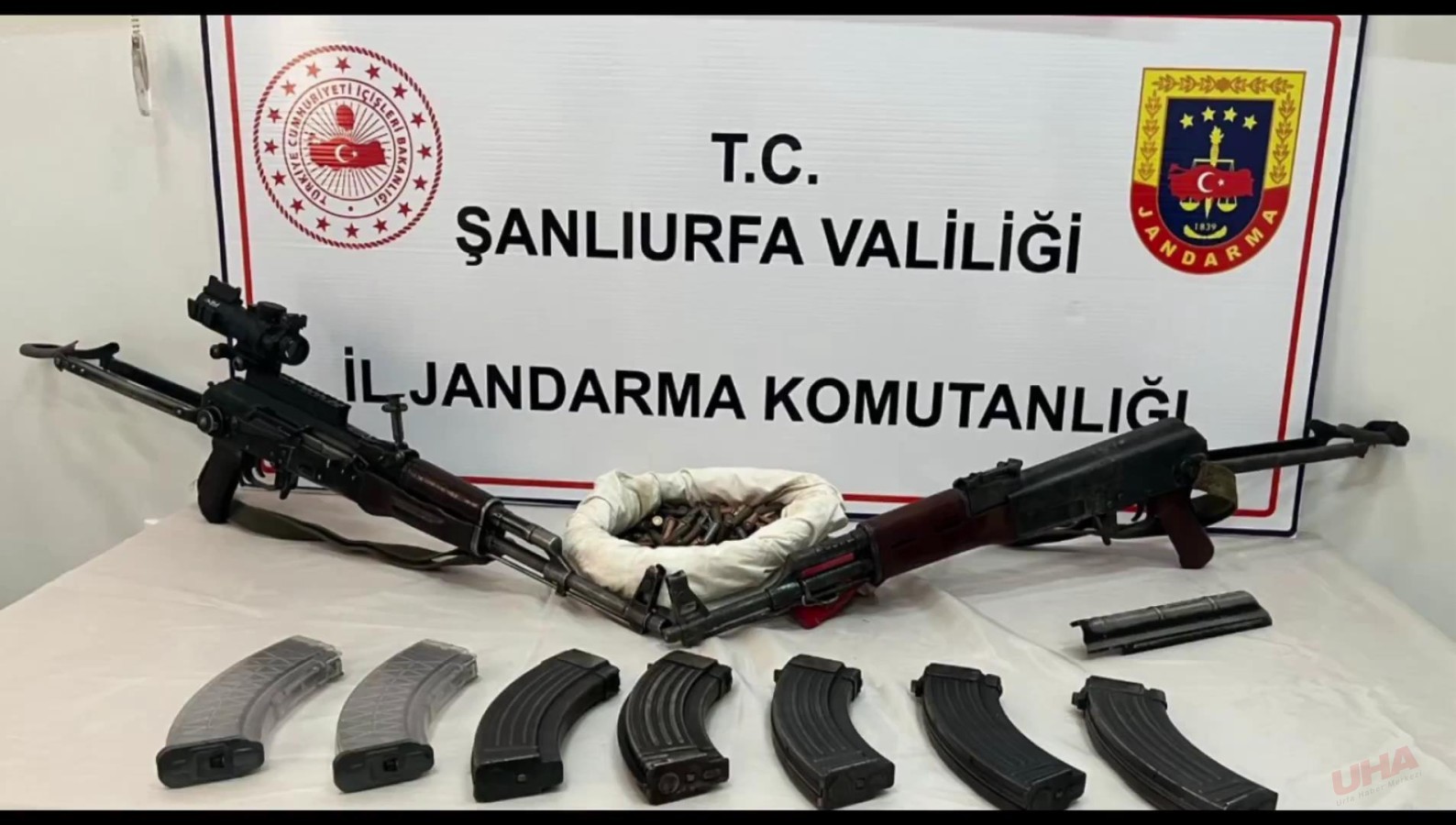 Şanlıurfa'da Ruhsatsız silaha 81 ilde Mercek-24 operasyonu