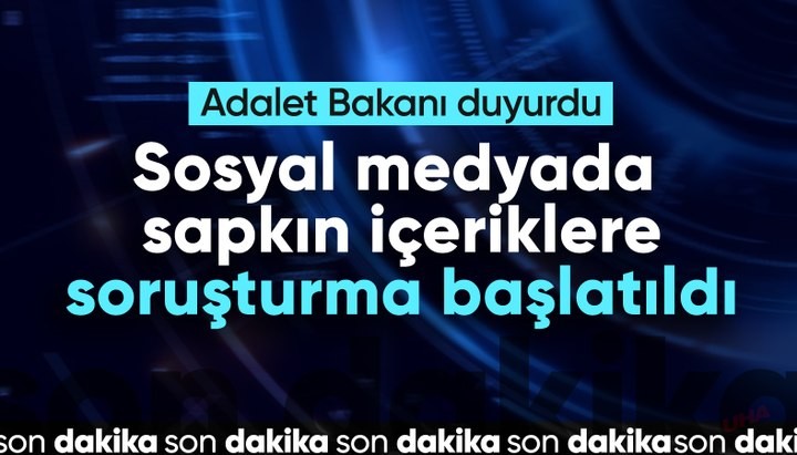 Yılmaz Tunç'tan 'sosyal medya' açıklaması: Sapkın içeriklere soruşturma başlatıldı