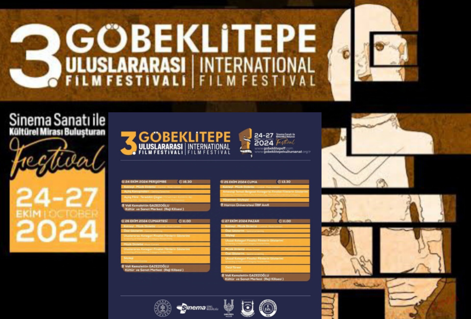 Şanlıurfa, 3. Göbeklitepe Uluslararası Film Festivali ile Sinema ve Kültür Mirasını Buluşturuyor!